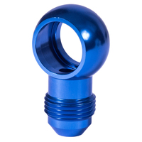 Proflow Fitting Banjo to Hose End 18mm To -06AN Blue