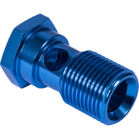 Proflow Fitting Banjo Bolt 7/16 x 20 Thread Blue