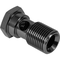 Proflow Fitting Banjo Bolt 7/16 x 20 Thread Black