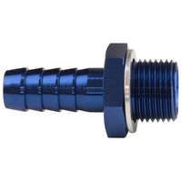 Proflow Fitting Adaptor Male 12mm x 1.50mm To 8mm Barb Blue
