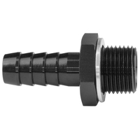 Proflow Fitting Adaptor Male 12mm x 1.50mm To 3/8in. Barb Black