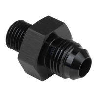 Proflow Fitting Adaptor Male 12mm x 1.50mm To Fitting Adaptor Male -06AN Black
