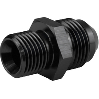 Proflow Fitting Adaptor Male 16mm x 1.50mm To Fitting Adaptor Male -08AN Black