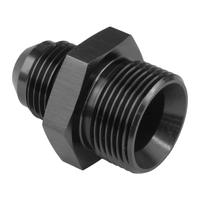 Proflow Fitting Adaptor Male 24mm x 1.50mm To Fitting Adaptor Male -08AN Black