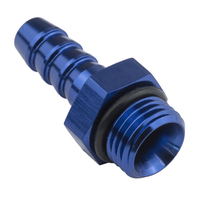 Proflow Fitting adaptor AN 10 Male Hose End To 5/8in. Barb Blue