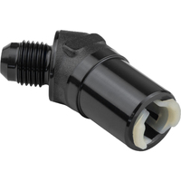 Proflow 3/8in. Female Fitting Quick Connect 45 Degree To -08AN Male Black