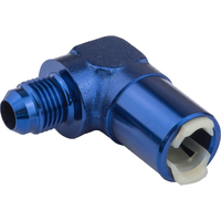 Proflow 5/16in. Female Fitting Quick Connect 90 Degree To -06AN Male Blue