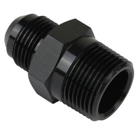 Proflow Adaptor Male -12AN To 1/2in. NPT Straight Black
