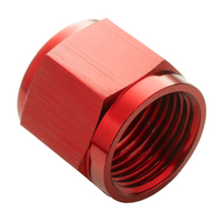 Proflow Aluminium Tube Nut AN For 3/16in. Tube Red