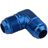 Proflow Flare Union -10AN 90 Degree Union Blue