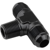 Proflow Flare Flare Union Adaptor-12AN To 3/4in. NPT On Side Black