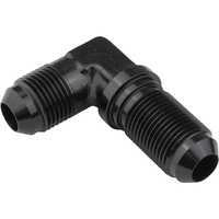 Proflow 90 Degree Adaptor AN Flare -06AN Bulkhead Black