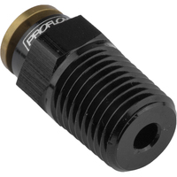 Proflow Fitting Push To Connect Nylon Tube Straight 3/16in. Nylon Tube To 1/8in. NPT Black