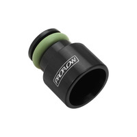 Proflow Aluminium Fuel Injector Adaptor 14mm Male To 14mm Female Short Black