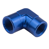 Proflow 90 Degree Coupler Female - Female Elbow 1/4in. NPT Blue