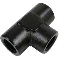 Proflow Female Adaptor Pipe Tee 3/4in. NPT Black