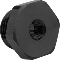 Proflow Fitting Straight Adaptor -06AN O-Ring Port To 1/8in. NPT Female Black