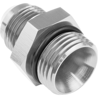 Proflow Fitting Straight Adaptor -04AN To -04AN O-Ring Port Silver