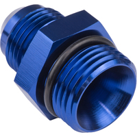 Proflow Fitting Straight Adaptor -12AN O-Ring Port Blue