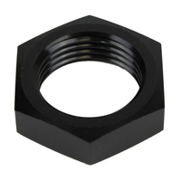 Proflow Aluminium Bulkhead AN Nut -03AN Black