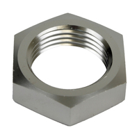 Proflow Aluminium Bulkhead AN Nut -03AN Silver
