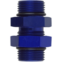 Proflow O-Ring Union Male -06AN To Male -06AN Blue