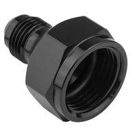 Proflow Female Adaptor -06AN To -04AN Male Reducer Black