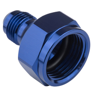 Proflow Female Adaptor -08AN To -06AN Male Reducer Blue