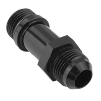 Proflow Male Extension Adaptor -08AN To Male -08AN O-Ring Thread Black