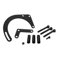 Proflow Alternator Bracket Kit For Chevrolet Small Block Low Mount Short Water Pump Steel Black