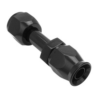 Proflow Hose End Air Conditioning 304 Stainless Straight Female O-Ring Pilot -08 Black
