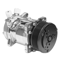 Proflow Air Conditioning Compressor Sanden 508 Aluminium Polished 8-groove Serpentine Pulley Each