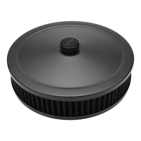 Proflow Air Filter Assembly Round 9in. x 3in. Black