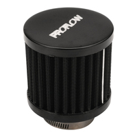 Proflow Breather Filter Clamp On 70mm High 35mm (1-3/8in. ) Neck Black