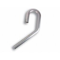 Proflow Exhaust Tubing U-J Mandrel Bend 2.50 in. Diameter 45/180 Degrees Aluminium 5.0 in. Bend Radius