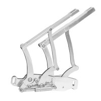 Proflow Bonnet Hinge Kit Billet Aluminium For Ford Mustang 64-66 Polished