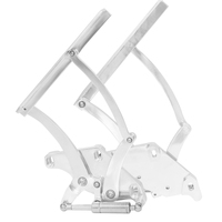 Proflow Bonnet Hinge Kit Billet Aluminium For Ford Mustang 71-73 Polished
