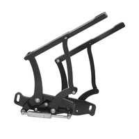 Proflow Bonnet Hinge Kit Billet Aluminium Chev Camaro 67-69 Black