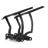 Proflow Bonnet Hinge Kit Billet Aluminium Chev Camaro 70-81 Black