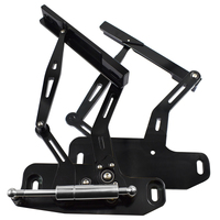 Proflow Bonnet Hinge Kit Billet Aluminium For Holden HQ HJ HX HZ WB Black
