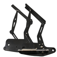 Proflow Bonnet Hinge Kit Billet Aluminium For Holden HK HT & HG Black
