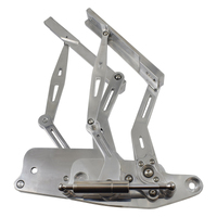 Proflow Bonnet Hinge Kit Billet Aluminium For Holden HK HT & HG Polished