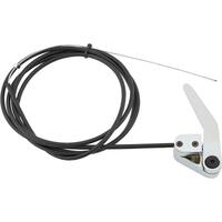 Proflow Universal Bear Jaw Door Latch Release Chrome Handle with Cable Kit