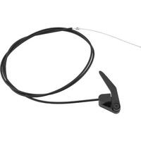 Proflow Universal Bear Jaw Door Latch Release Black Handle with Cable Kit