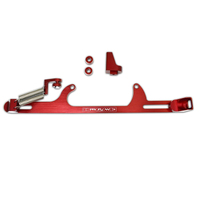 Proflow Throttle Cable Bracket Billet Aluminium Red Anodised Holley 4500 Each