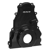 Proflow Timing Cover 2-Piece For Holden/Chevrolet LS1/LS2/LS3 Engines Billet Aluminium Black Anodised