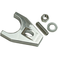 Proflow Distributor Hold-Down Clamp For Chevrolet SB/BB & Holden V8 Billet Aluminium Polished Stud Mount