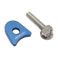 Proflow Distributor Hold-Down Clamp Billet Aluminium Blue Stud Mount SB For Ford Each