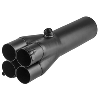 Proflow Exhaust Collector Slip On Steel Header 12in. x 2-1/2in. Primary To 4-1/2in.