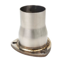 Proflow Header Reducers 3-Bolt Flange 3 in. Inlet 2.5in. Outlet 304 brushed Stainless Steel